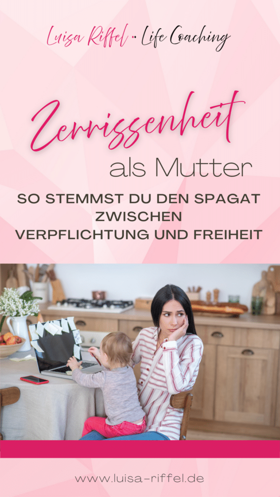 Berufstätige Mutter im Homeoffice
