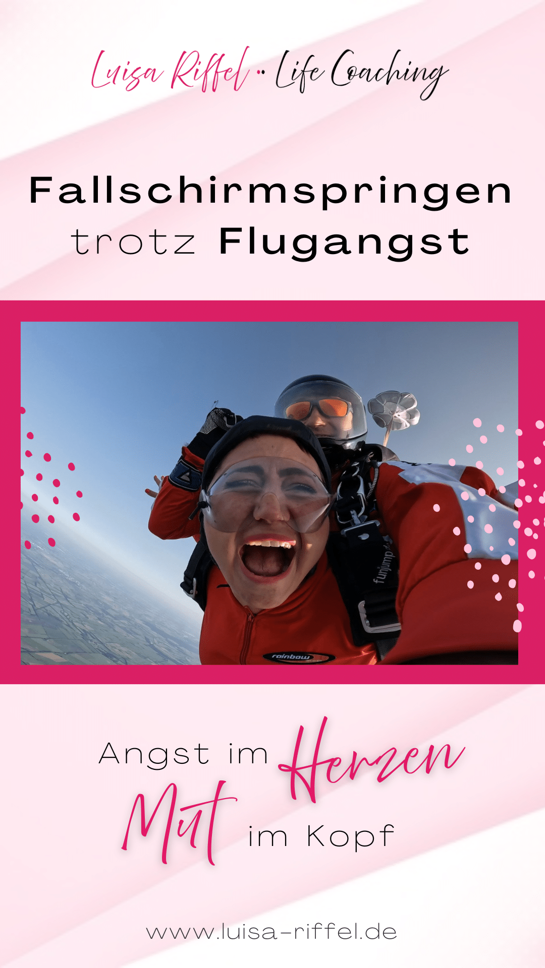 Blogartikel - Fallschirmspringen trotz Flugangst - Angst im Herzen, Mut im Kopf
